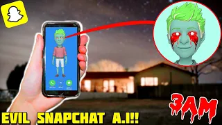 DO NOT CALL EVIL SNAPCHAT A.I IN REAL LIFE EVER!! (HE SHOWED UP!!!)