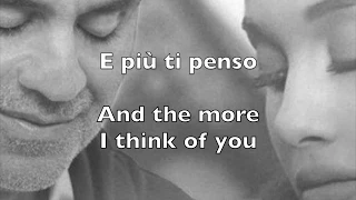 Andrea Bocelli & Ariana Grande, E più ti penso (lyrics & translate)
