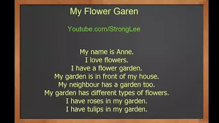 English Listening Level 1 - My Flower Garden