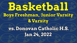 2022 Basketball Boys vs Donovan Catholic High School