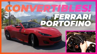 Forza Horizon 5 - CONVERTIBLES | Ferrari Portofino w/ Logitech G29