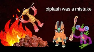 ethereal workshop but every monster uses their opposite track, and piplash + nitebear swapped places