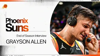 Grayson Allen End of Season Interview | Phoenix Suns