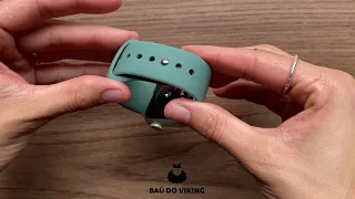 Como Colocar a Pulseira Sport de Silicone no Apple Watch - Baú do Viking