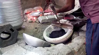 Aluminium Kadai Making