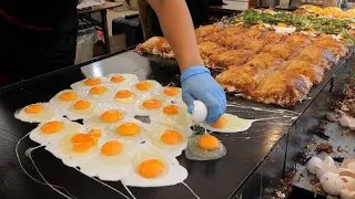 Japanese Style Egg Bacon Pancakes - Japanese Street🇯🇵