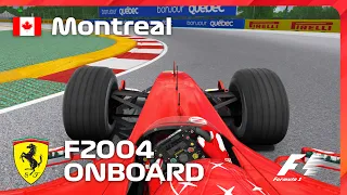 Ferrari F2004 - Montreal 2023 Onboard Lap | Assetto Corsa