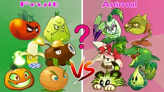 Team Fruit Plant Vs Team Animal Plant - Who Will Win? -  PvZ 2 Discovery