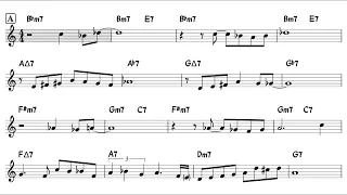 Along Came Betty - Backing track / Play-along with Lead Sheet