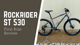 Rockrider ST 530 vlog - First ride review