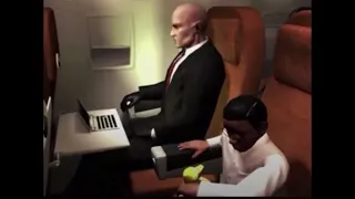 Agent 47 accidently gives rubber ducky to kid