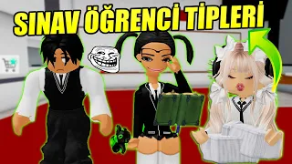 Sınavda ÖĞRENCİ Tipleri🤣Komik Parodi😂(Roblox Brookhaven 🏡rp)