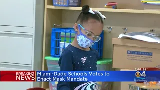 Miami-Dade School Board Votes To Enact Mask Mandate