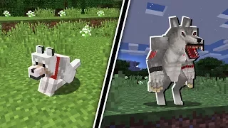 WOLF TRANSFORMS INTO A WEREWOLF in Minecraft!