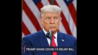 Trump finally signs $900-billion COVID-19 relief bill