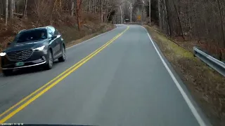 Winding Vermont road