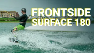 How to Frontside Surface 180 wakeboarding