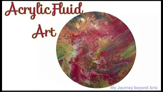 ABSTRACT FLUID ART | ACRYLIC POURING | EASY TECHNIQUES FOR BEGINNERS | STEP BY STEP