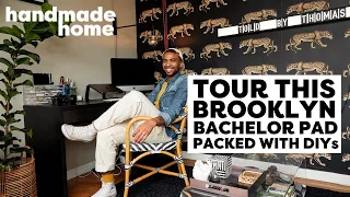 Tour This Brooklyn Bachelor Pad Packed With DIYs | Handmade Home
