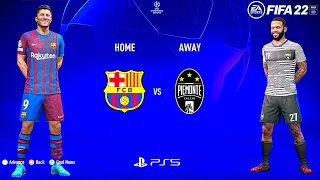 FIFA 22 PS5 | Barcelona Vs Juventus Ft. Lewandowski, Depay, Raphinha, | 4K Gameplay