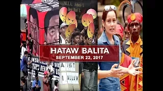 UNTV: Hataw Balita (September 22, 2017)