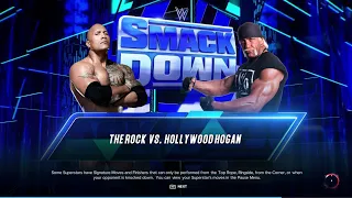 The Rock Vs Hollywood Hogan 😲 #Wwe #2k24 #gaming