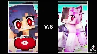 Aphmau.exe vs zaneKC.exe