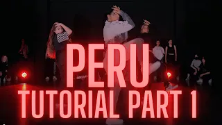 Peru Part 1 - Fireboy DML & Ed Sheeran DANCE TUTORIAL | Dana Alexa choreography for Three6Zero