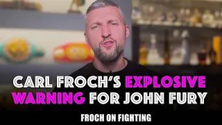 “Don’t come anywhere NEAR me or Bellew or you’ll be IRONED OUT.” Froch responds to John Fury