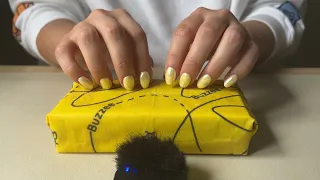 ASMR Unwrapping BEESWAX wrapped triggers PART3! No talking