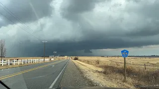 Live Stormchasing in central Iowa March 5, 2022