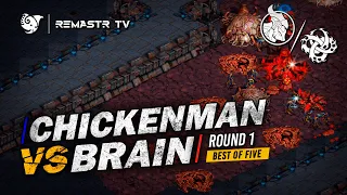 STARCRAFT FASTEST COREANO 🇰🇷 BRAIN vs CHICKENMAN 🇰🇷 ROUND 1