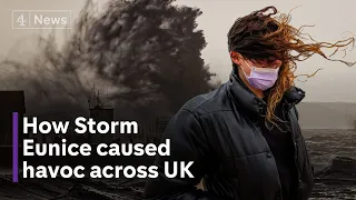 Storm Eunice: Death and damage across UK