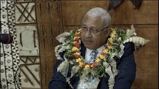 Fijian Prime Minister opens Lomaiviti Provincial Council Meeting