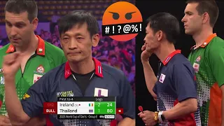 Ireland - Thailand Incident at World Cup of Darts 2023 #darts