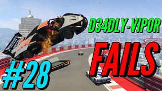 GTA 5 Online - FAILS compilation on STUNT RACES (Rockstar BULLSH*T #28)