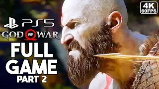 GOD OF WAR Gameplay Walkthrough PS5 Enhanced 4K 60FPS [FULL GAME] Part 2 - No Commentary