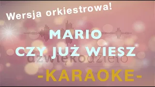 Mario Czy Już Wiesz - Dźwiękodzieło Instrumental Podkład