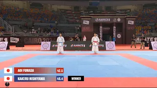 Aoi Funada vs Kakeru Nishiyama | Semi-Final Male Kata | Cairo 2024