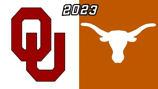 2023 Oklahoma Sooners vs Texas Longhorns Full Game Replay | Red River Rivalry | 1080p