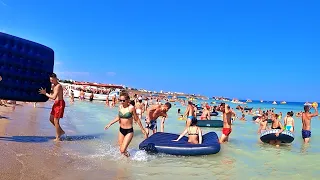 4K ROMANIA BEACHES WALKING TOUR New Day on the Beach in Costinesti - La Plaja