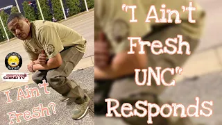 "I Ain't Fresh UNC" responds to viral video about his outfit!