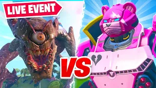Fortnite mecha vs sea monster battle event (FULL gameplay