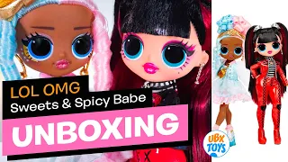UNBOXING & REVIEW LOL SURPRISE OMG BFFs SWEETS & SPICY BABE - My first MGA Dolls [2021] Series 4