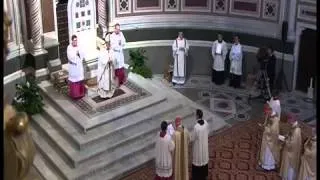 Papa Francesco si insedia a San Giovanni laterano