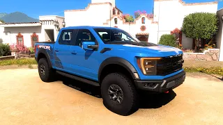 Forza Horizon 5 . Ford F-150 Raptor R 2023 . Car Show Speed Jump Crash Test Drive .