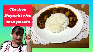 CHICKEN HAYASHI RICE WITH POTATO JAPANESE RECIPE |JENNIFER DC KATO