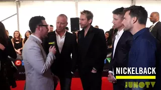 Nickelback on The 2016 JUNO Awards Red Carpet
