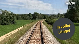 Führerstandsmitfahrt von Schorndorf nach Oberndorf mit bwegt