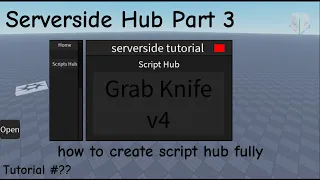 Roblox SS hub tutorial #3 How to create a script hub with buttons full of require scripts tutorial